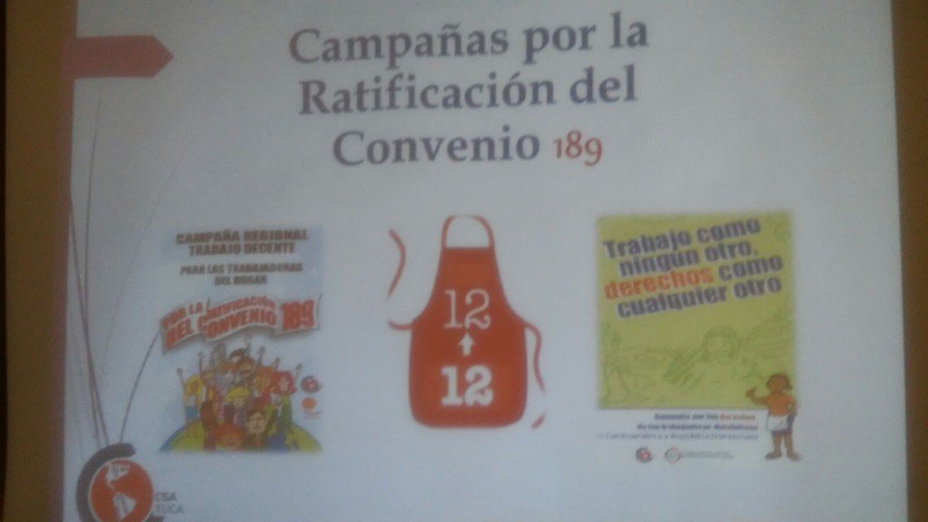 Pela ratificação da Convenção 189, Fenatrad foi representada no Chile