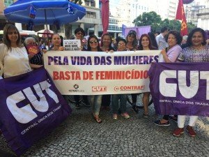 FENATRAD presente nas atividades de Março- Domésticas representadas na Marcha das Mulheres no Rio de Janeiro