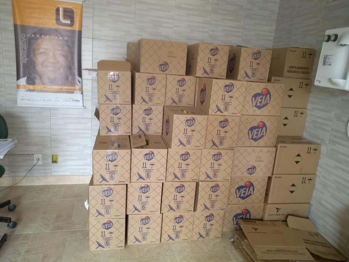 FENATRAD firma parceria com a fabricante dos produtos Veja e sindicatos recebem produtos de limpeza para a categoria