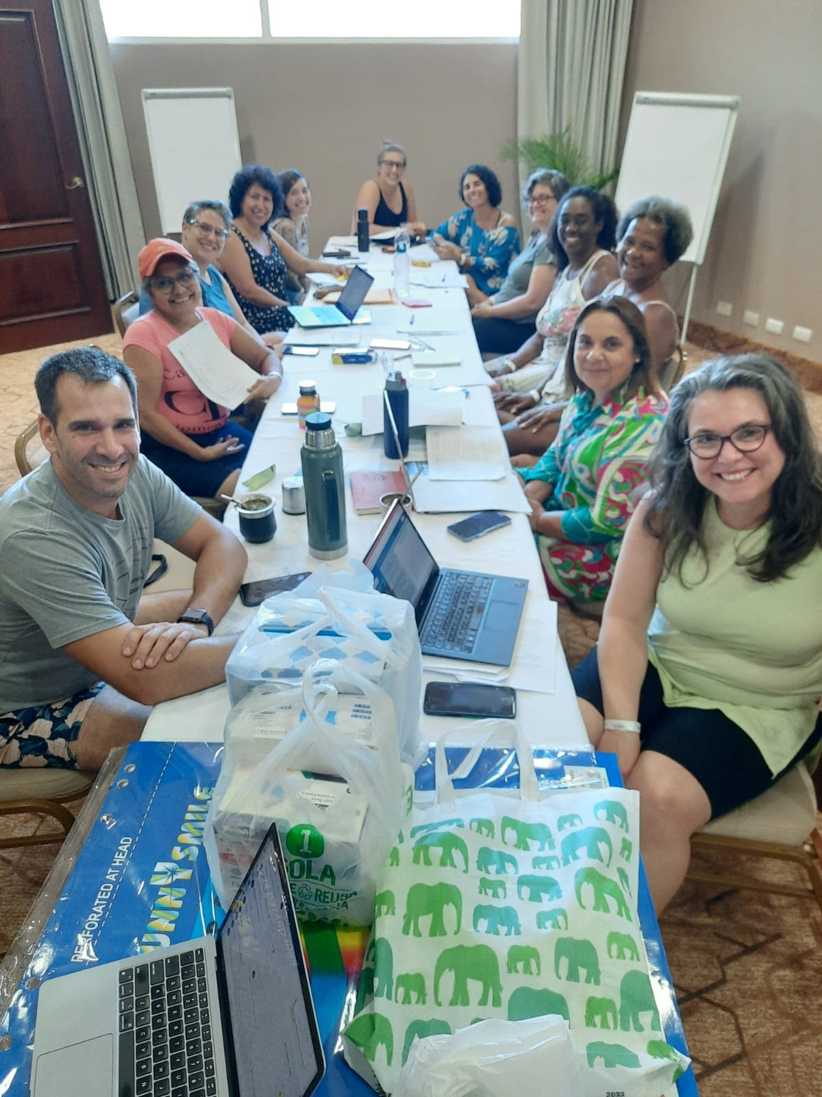 Diretoras da FENATRAD participam do último módulo do Encontro Luna, da FITH