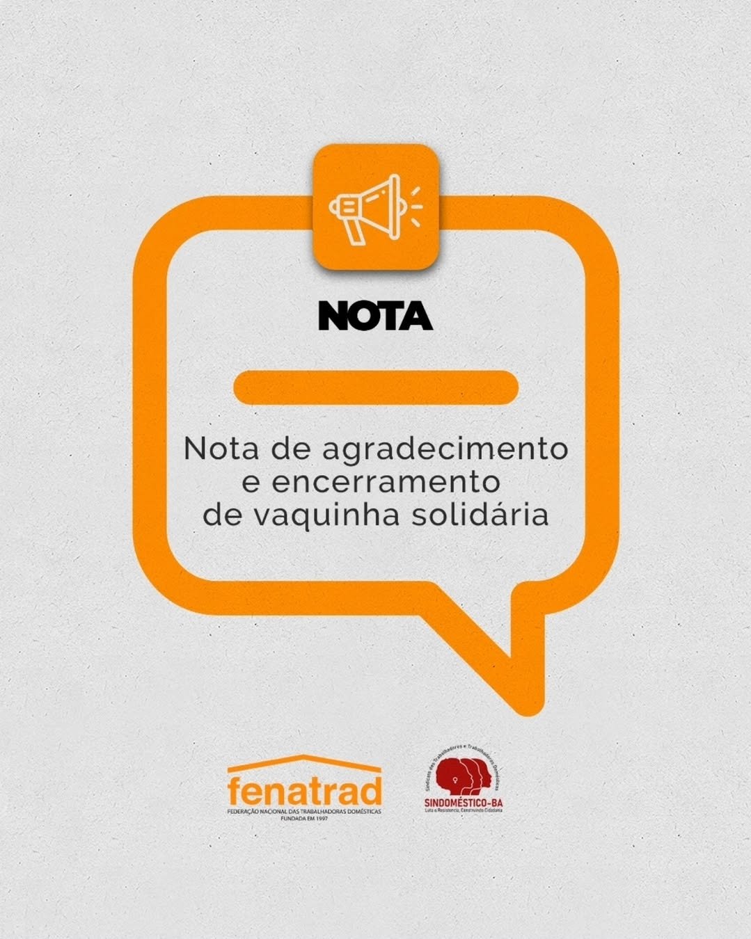 Nota de Agradecimento
