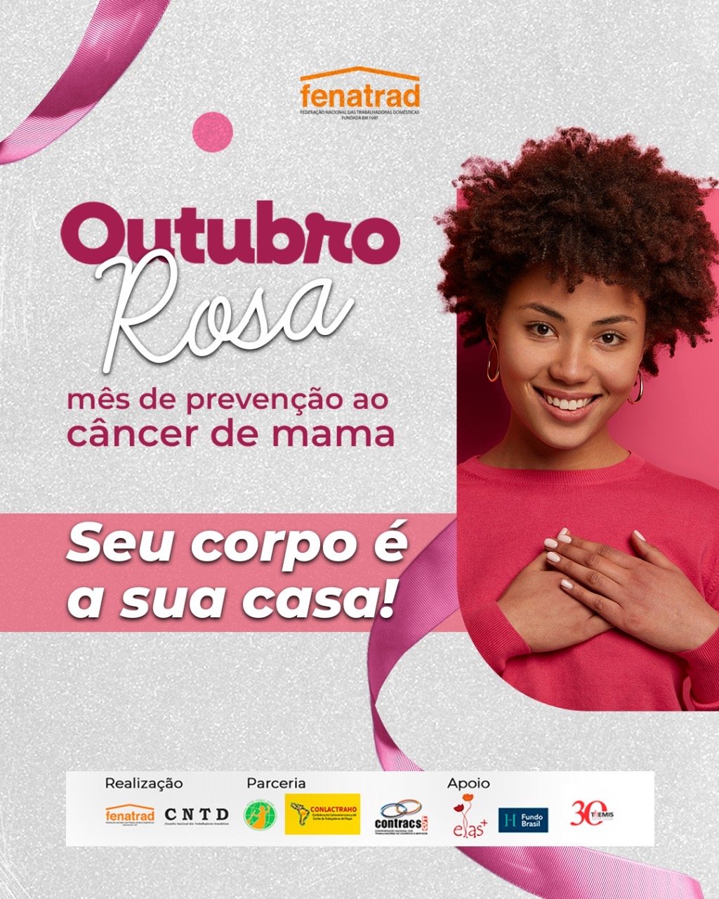 FENATRAD APOIA CAMPANHA OUTUBRO ROSA