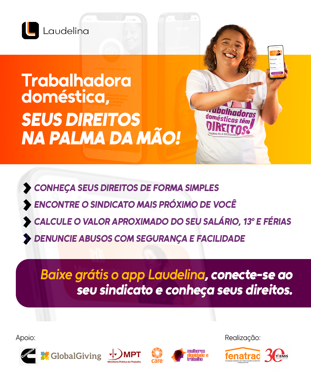 Na palma da mão: Aplicativo conecta trabalhadoras domésticas aos seus direitos e amplia o acesso à informação