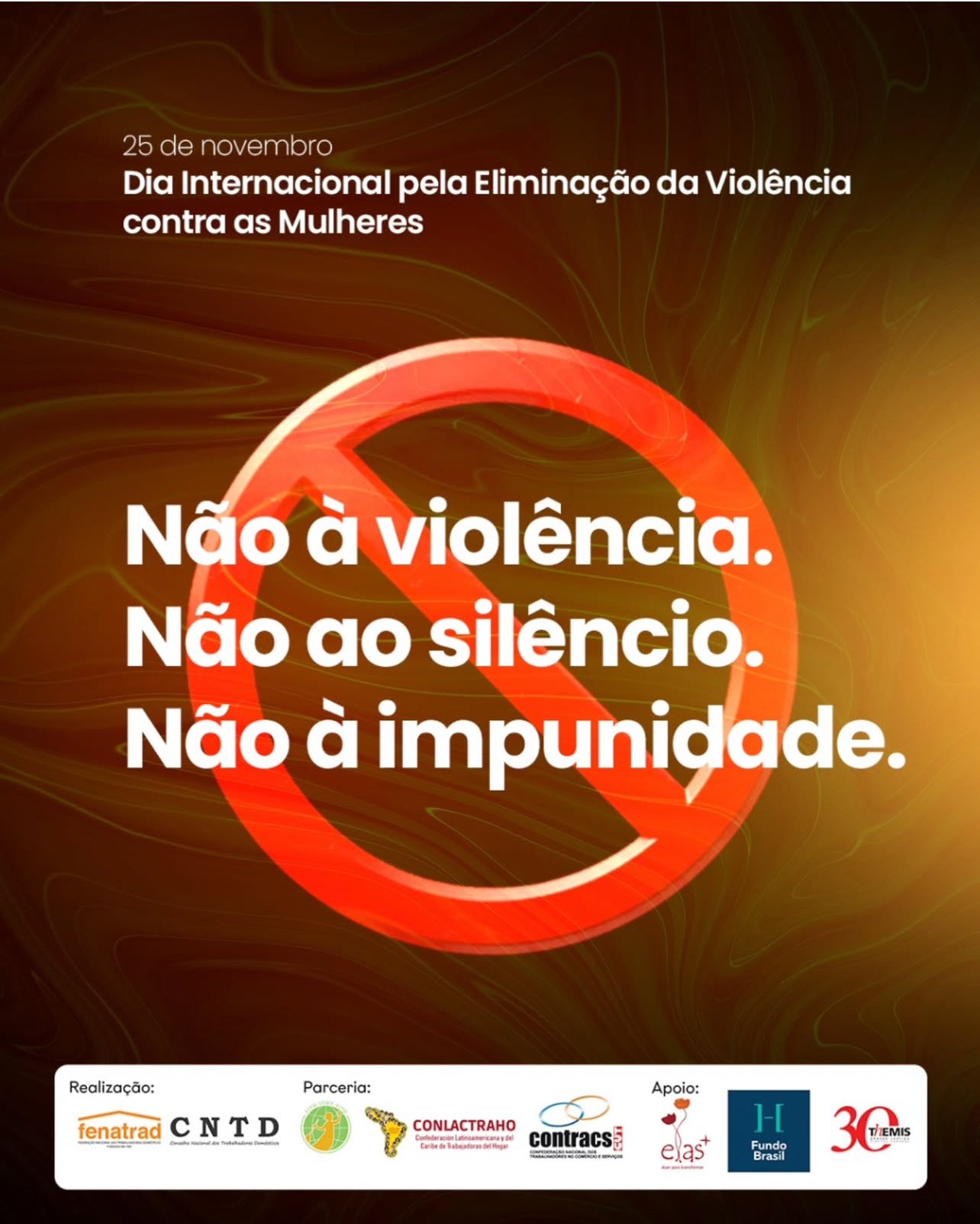 25 de novembro-Dia Internacional para a Eliminação da  Violência Contra as Mulheres