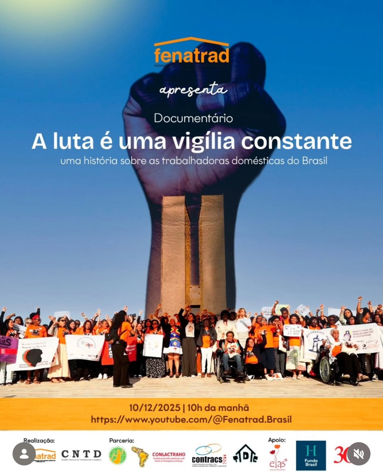 FENATRAD lança documentário sobre a luta e a resistência das trabalhadoras domésticas no Brasil