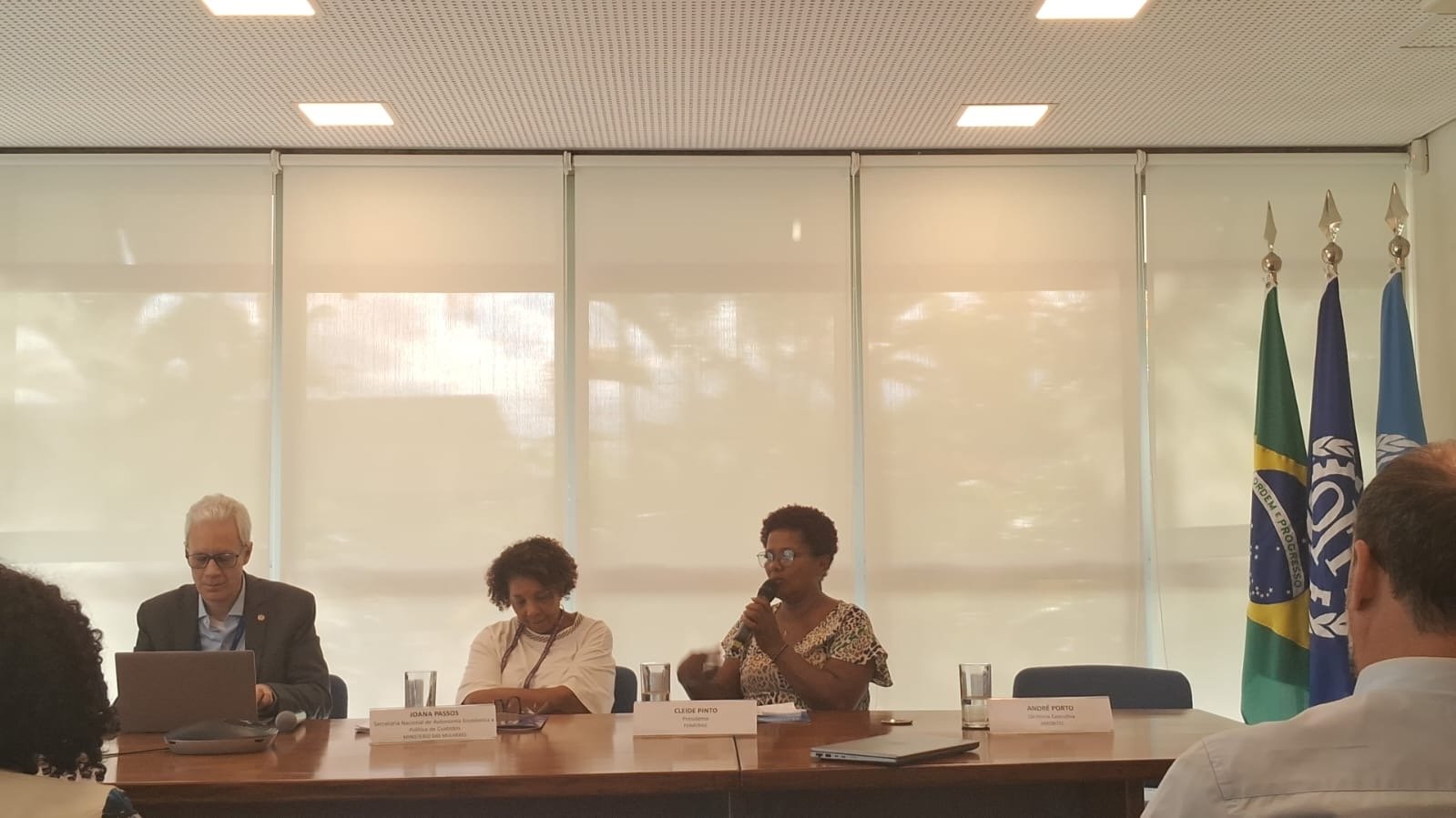 Cleide Pinto representa a FENATRAD em debate na OIT e fortalece diálogo acadêmico na UNB